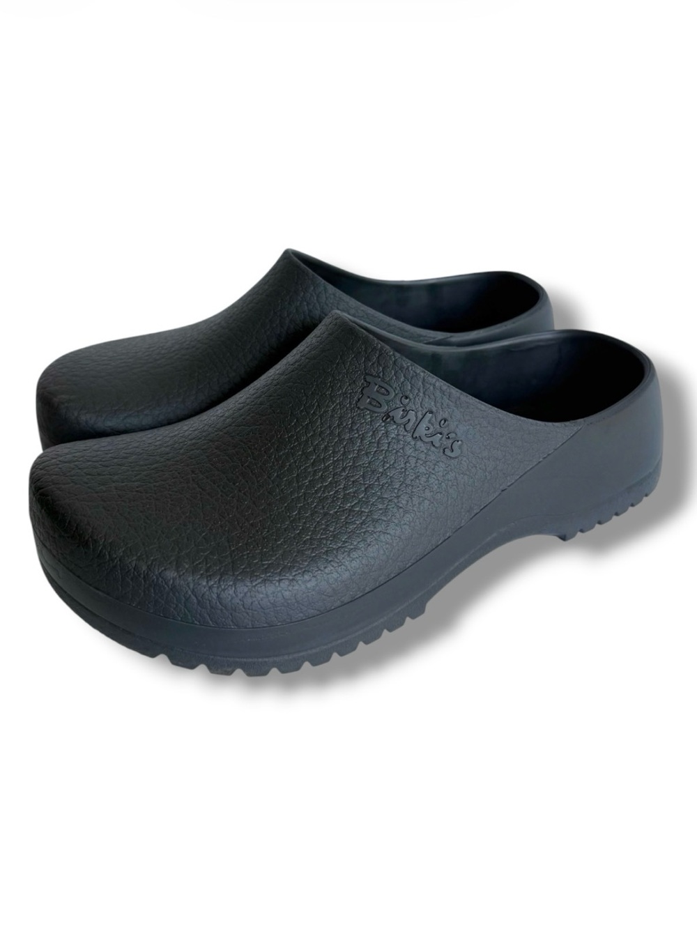 Birkenstock Super‑Birki Black Clogs Birki’s EU 39 (No Footbed)